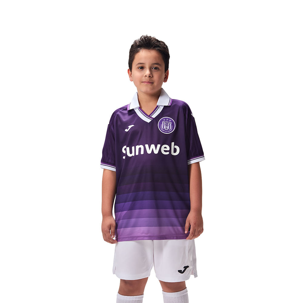 Camisa Joma Anderlecht I Infantil 25/26 - Roxo