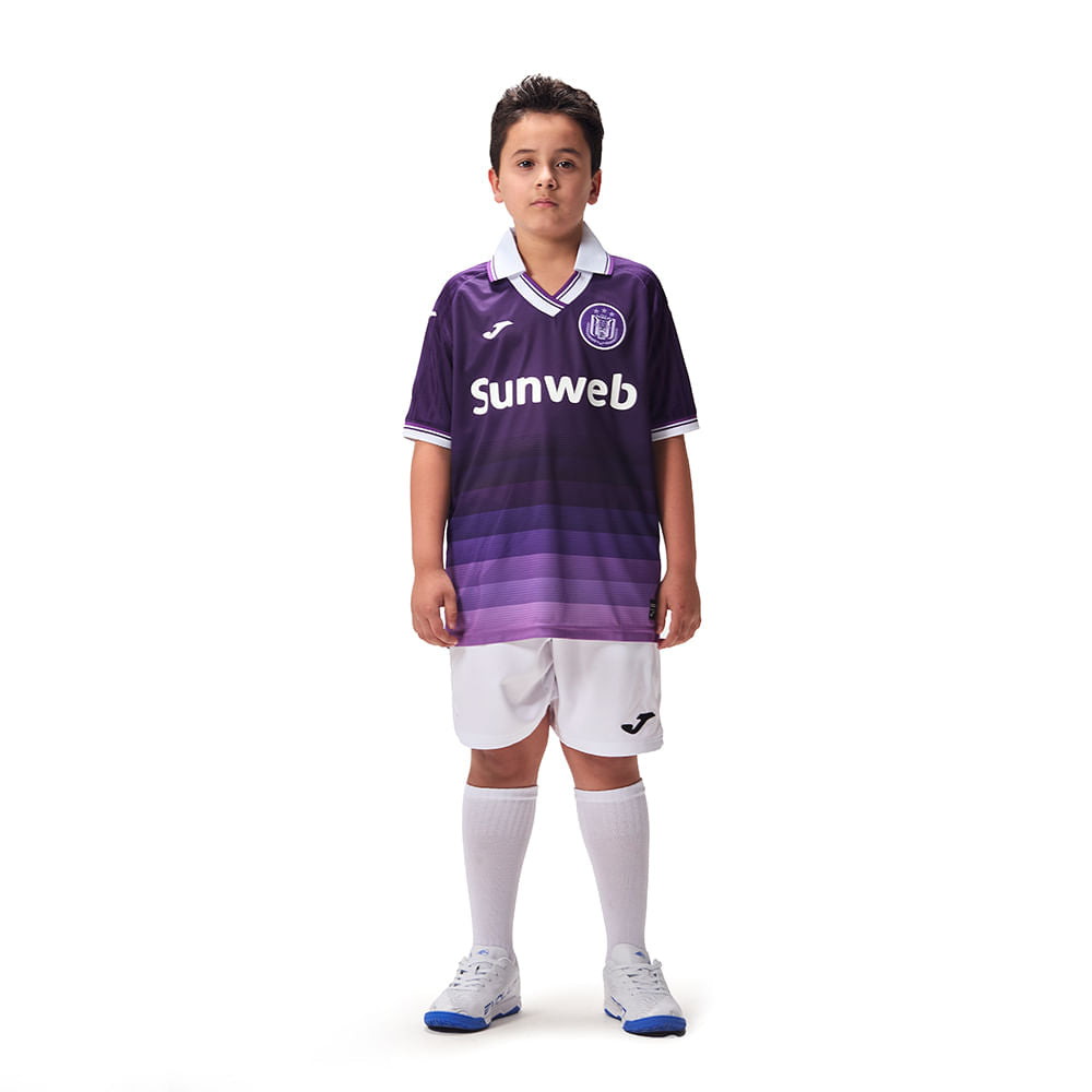 Camisa Joma Anderlecht I Infantil 25/26 - Roxo