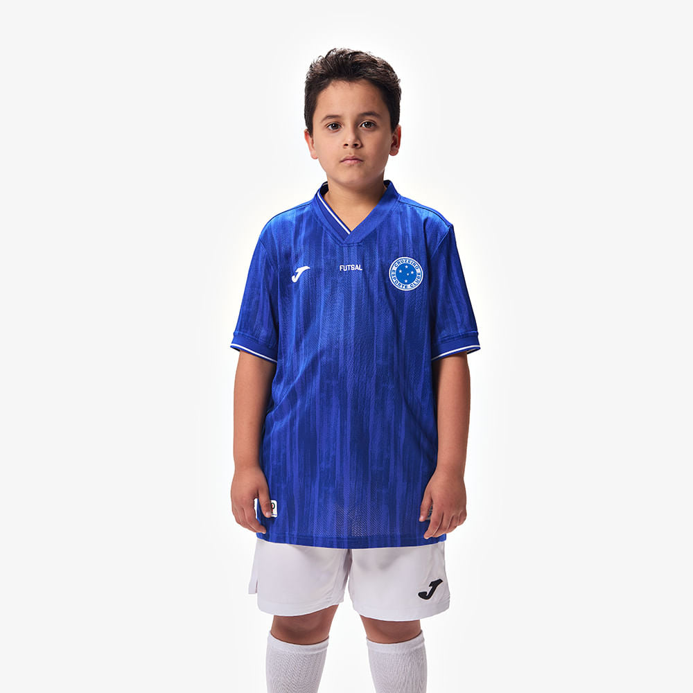 Camisa de Futsal Joma Home Cruzeiro Infantil