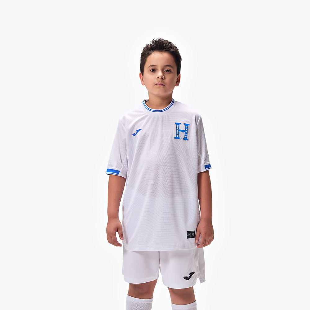 Camisa Joma Honduras I Infantil 24/25 - Branco